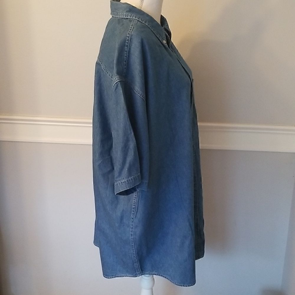 Men's size 2X denim button up - Picture 3 of 7